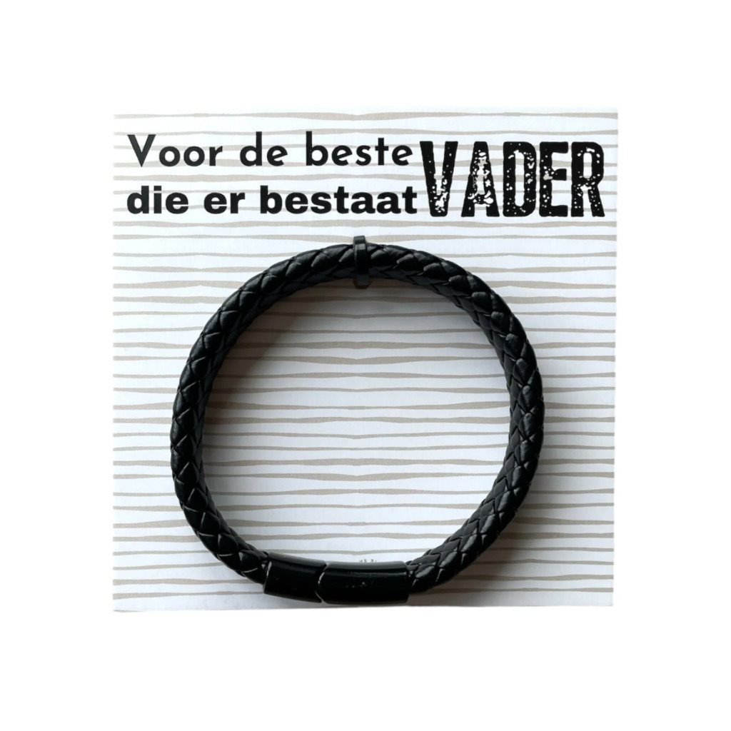 Armband Beste Vader – Black