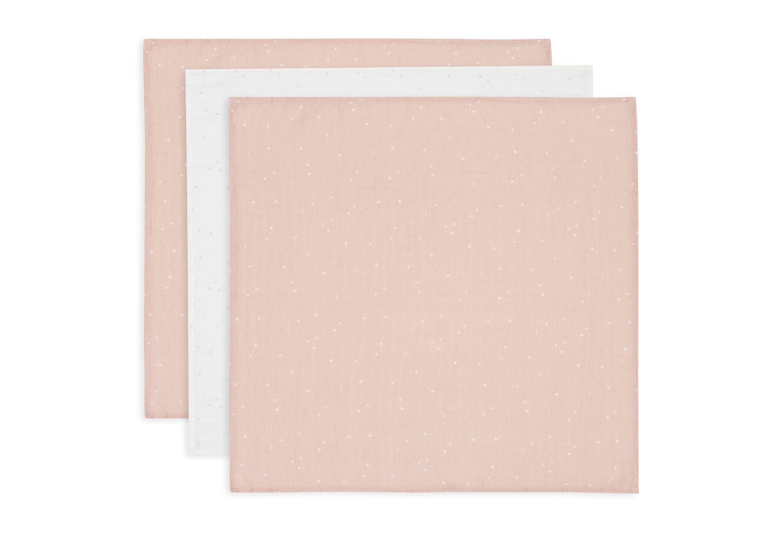 Hydrofiele Doek 70×70 Twinkling 3-pack –  Wild Rose
