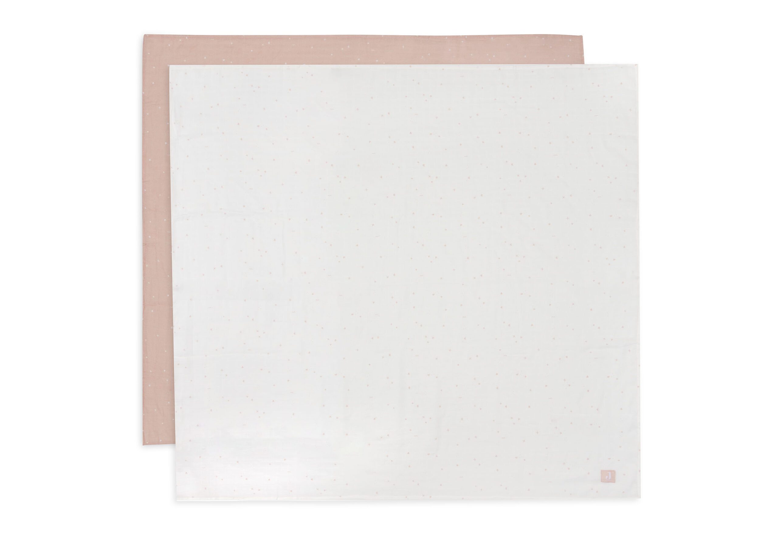 Hydrofiele Doek 115×115 Twinkling 2-pack – Wild Rose