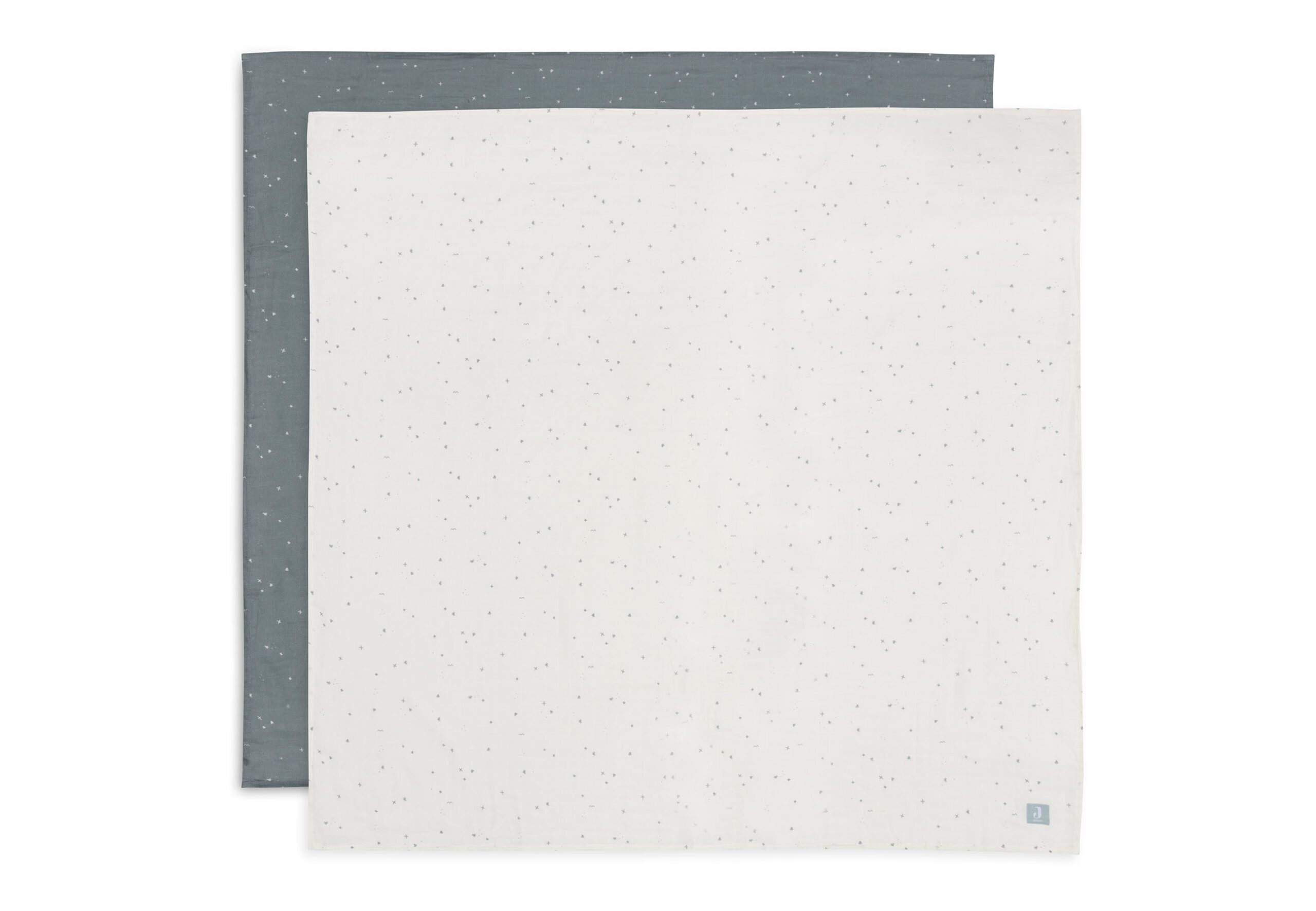 Hydrofiele Doek 115×115 Twinkling 2-pack – Sea Green
